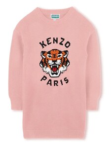 Детска рокля с вълна Kenzo Kids