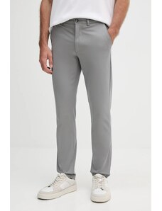 Панталон BOSS мъжки в сиво с кройка тип чино 50543945