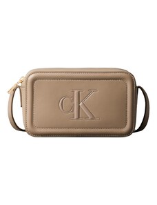 Calvin Klein Чанта с презрамки таупе сиво