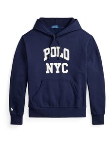 Polo Ralph Lauren Суичър нейви синьо / бяло