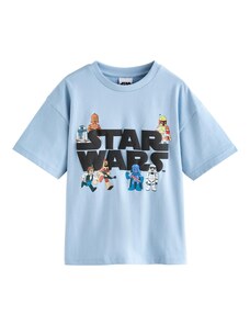 Next Тениска светлосиньо / жълто / черно / бяло