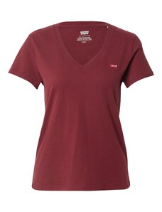 LEVI'S  Тениска 'The Perfect V-Neck' оранжево / бордо