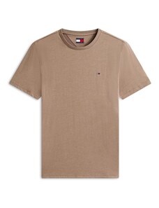 Tommy Jeans Тениска таупе сиво
