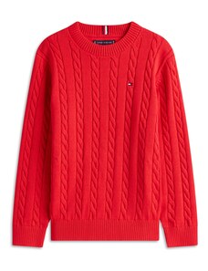 TOMMY HILFIGER Пуловер червено