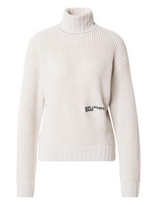 KARL LAGERFELD JEANS Пуловер черно / бял памук