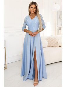 Дълга дантелена макси рокля Numoco