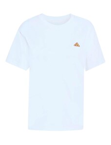 ADIDAS SPORTSWEAR Функционална тениска златистожълто / бяло