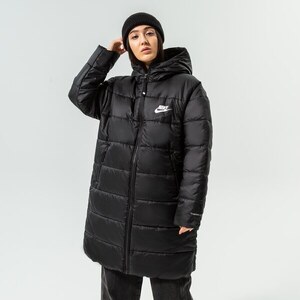 NIKE SWOOSH PADDED JACKET DX1797-010 Дамски Цвят черен ▷ Модни Зимни якета  ▷ Дрехи Nike в онлайн магазин  ▷▷