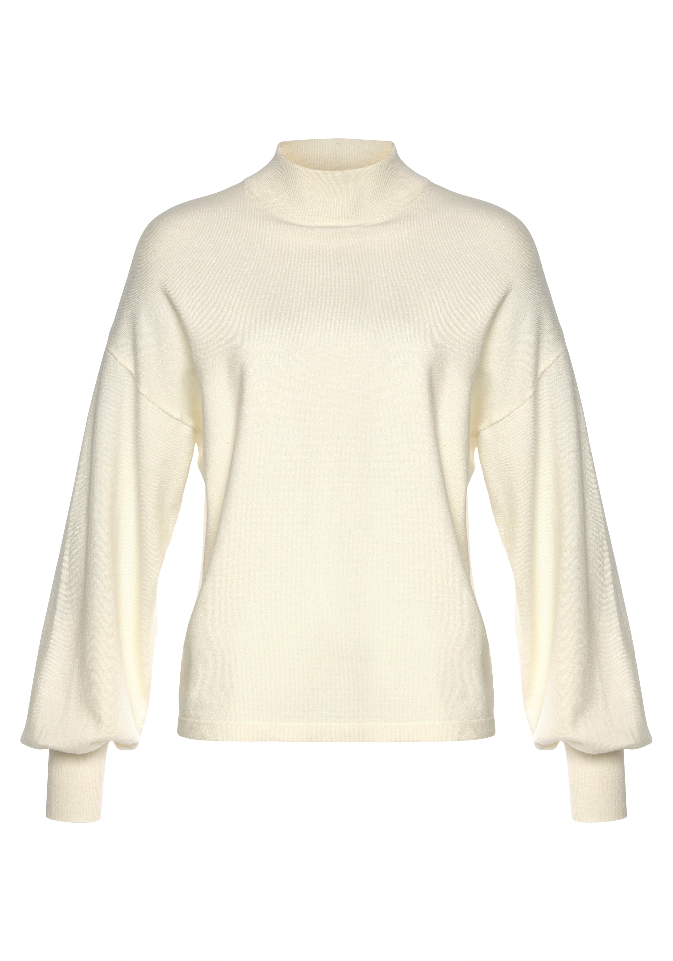 LASCANA Пуловер кремаво