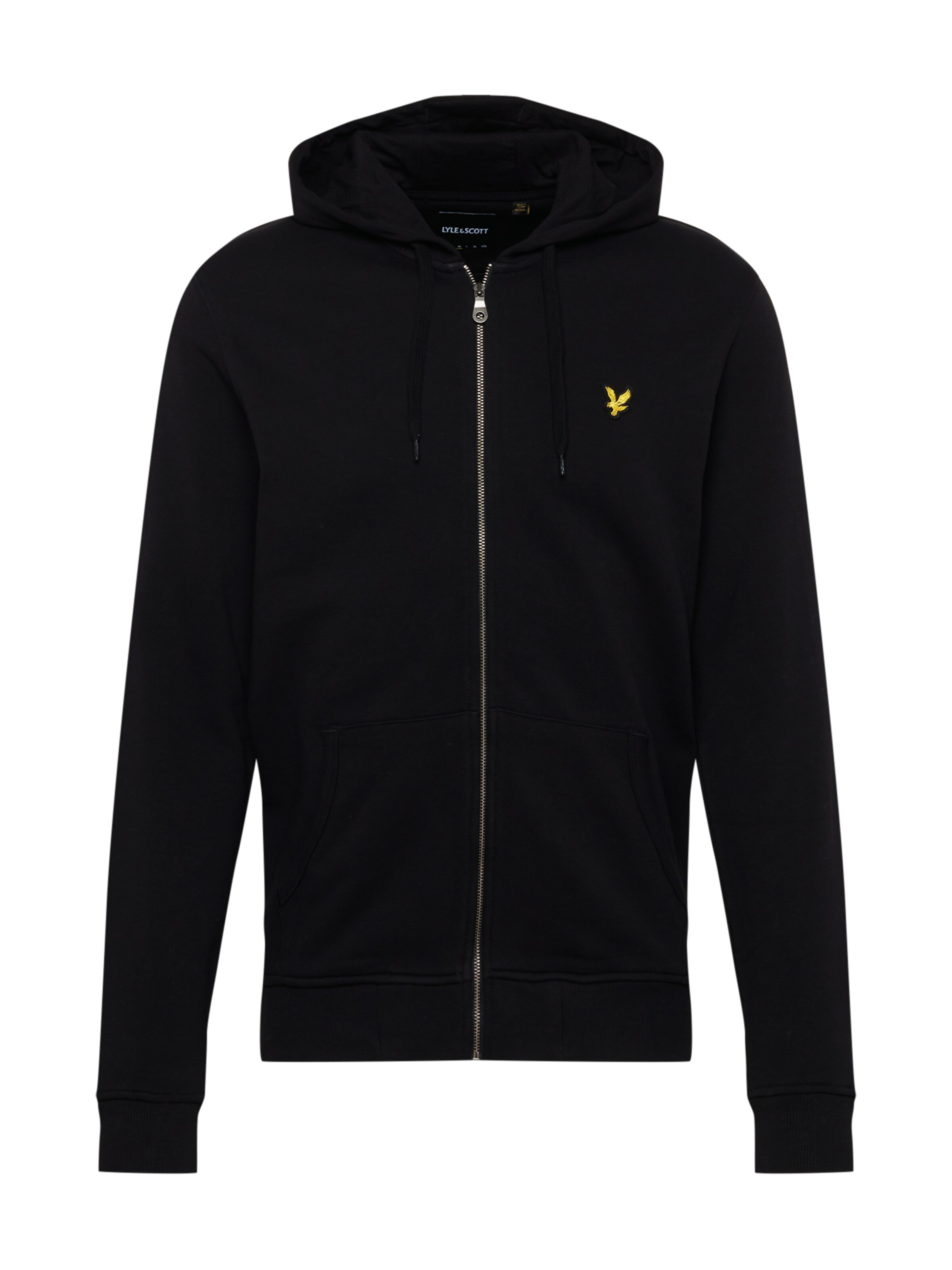 Lyle & Scott Суичъри с качулка жълто / черно