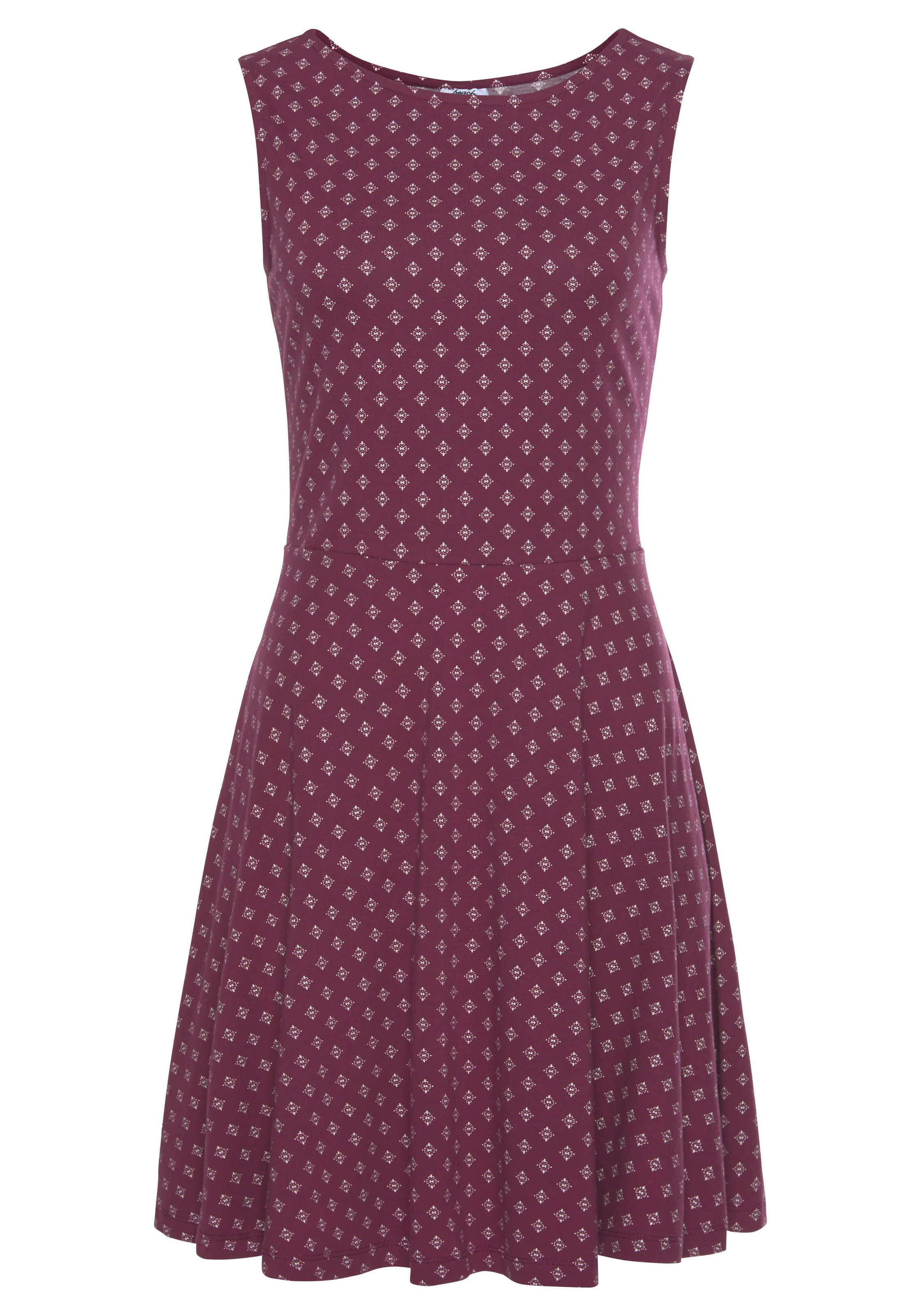 BEACH TIME Плажна рокля червено