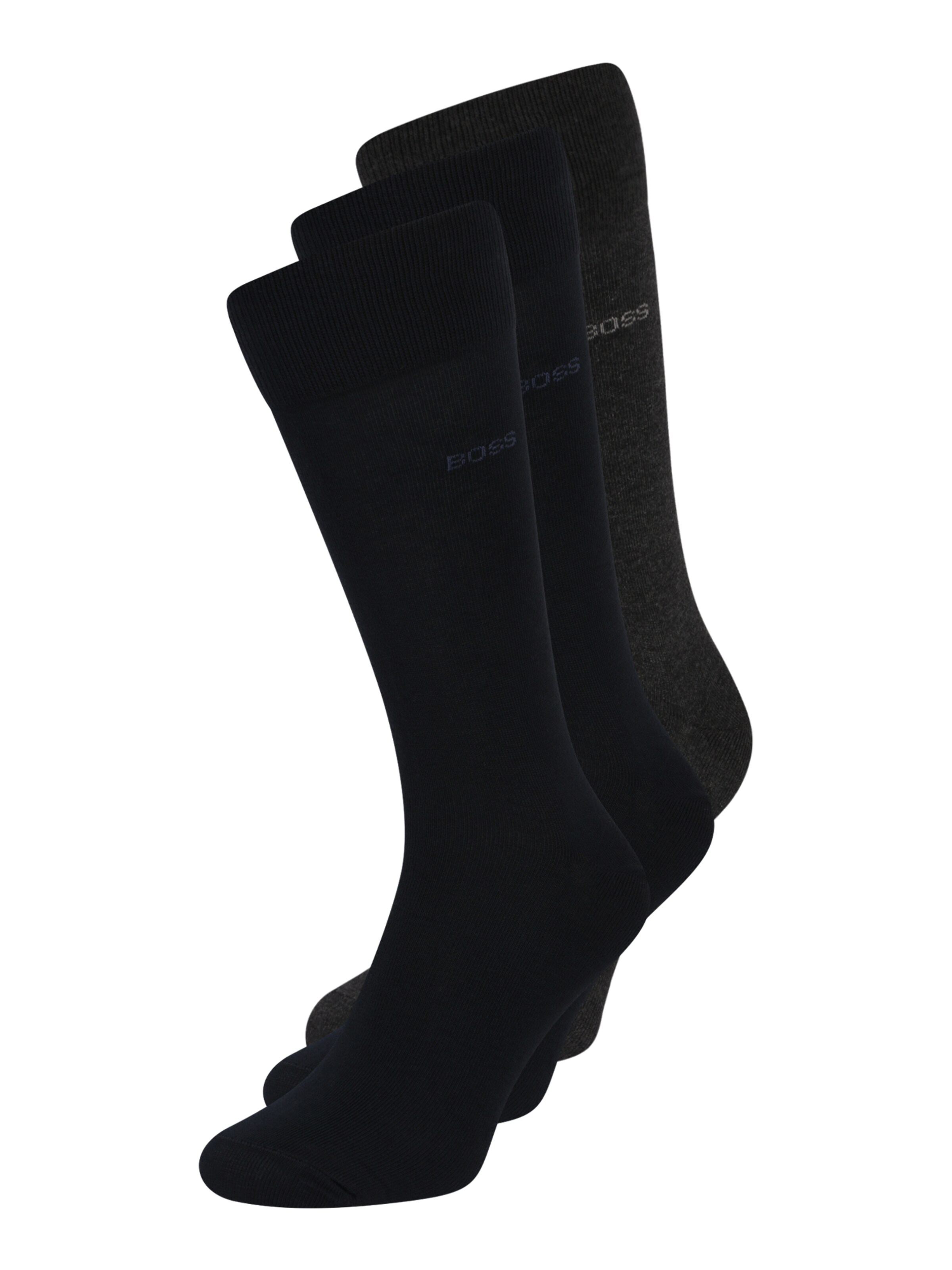 BOSS Къси чорапи морскосиньо / антрацитно черно / черно