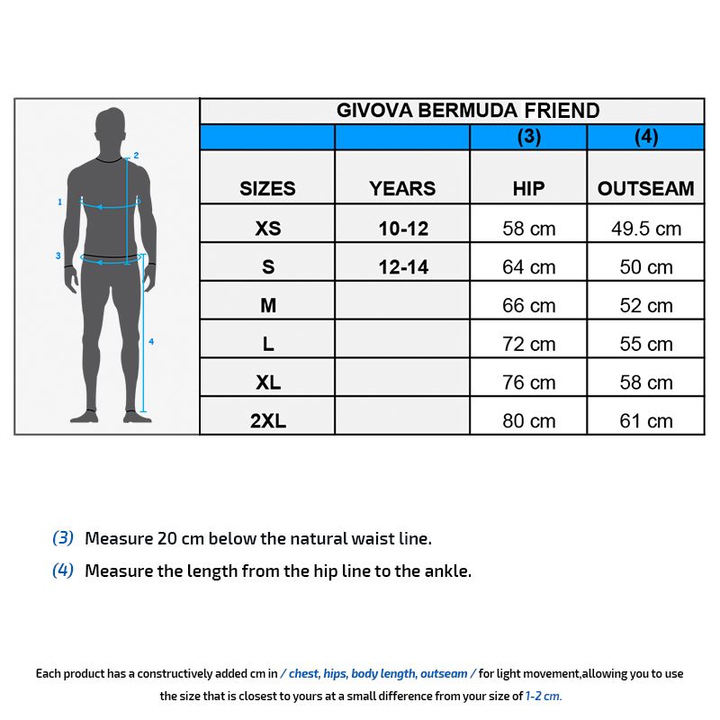 Детски Къси Панталони GIVOVA Bermuda Friend 0043