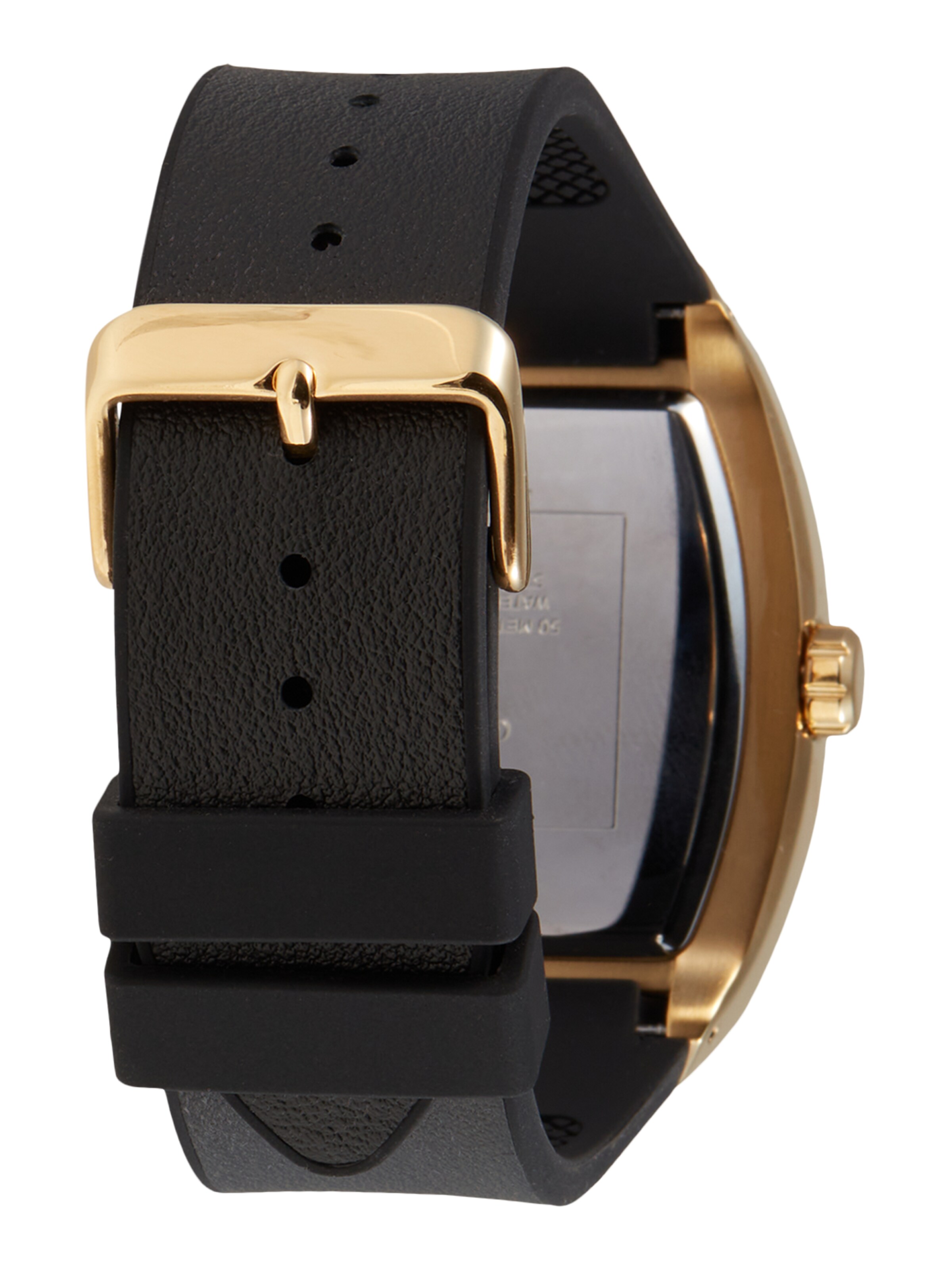 GUESS Аналогов часовник 'GW0386G3' злато / черно