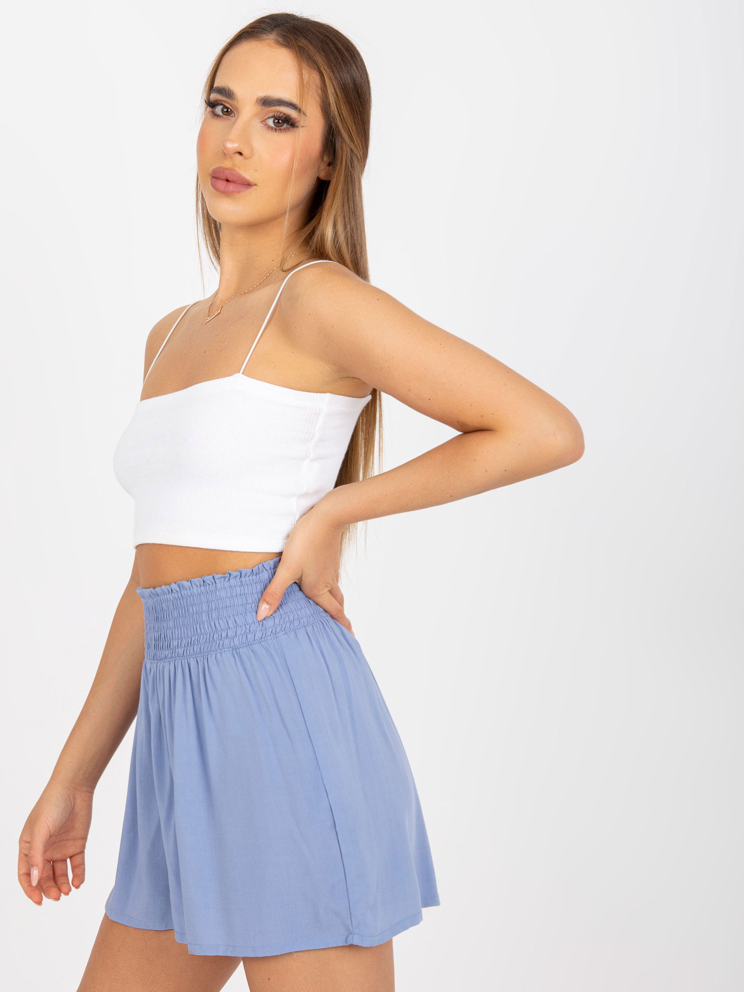 Fresh Made Shorts-D73761M62238KA-light blue