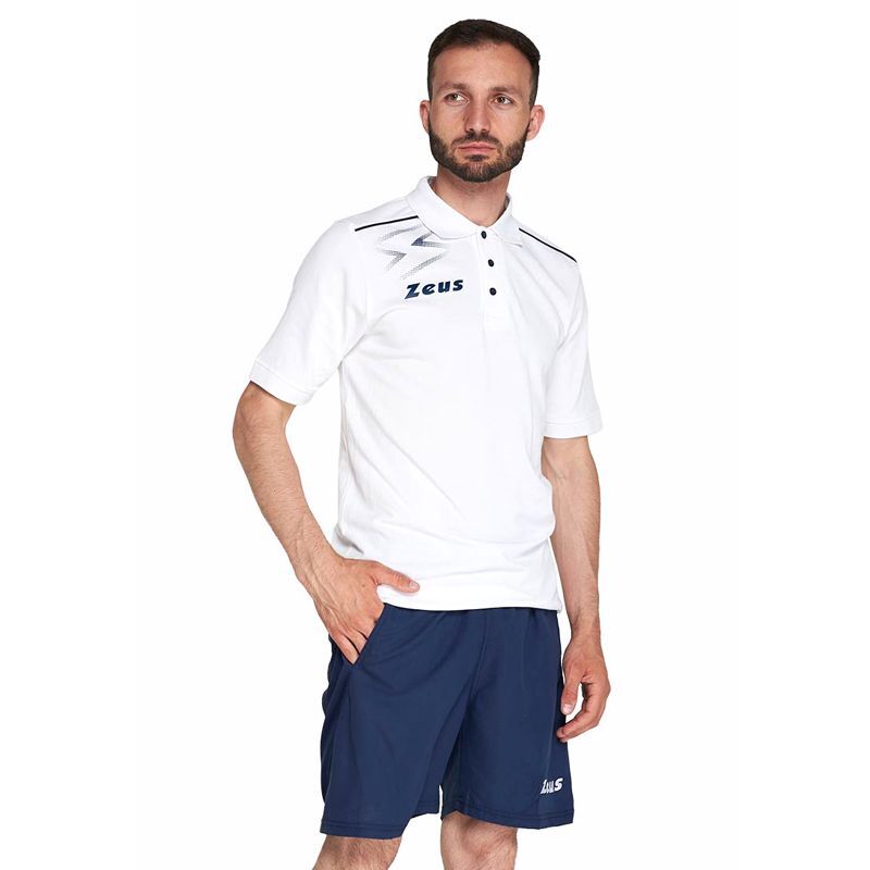 Мъжки Екип Свободно Време ZEUS Kit Relax Olympia Bianco/Blu