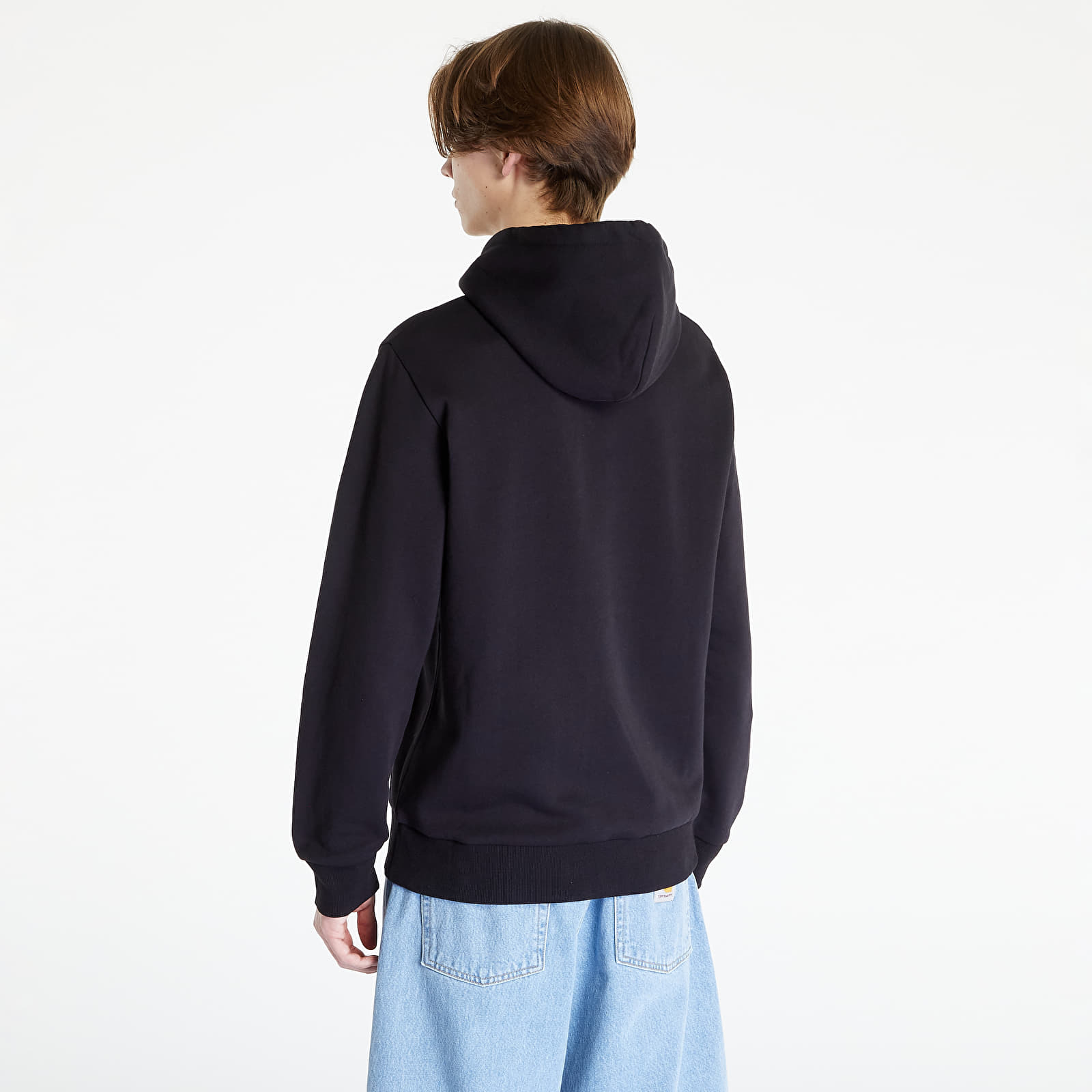 Суитшърт Carhartt WIP Hooded Script Embroidery Sweat Black/ White XS