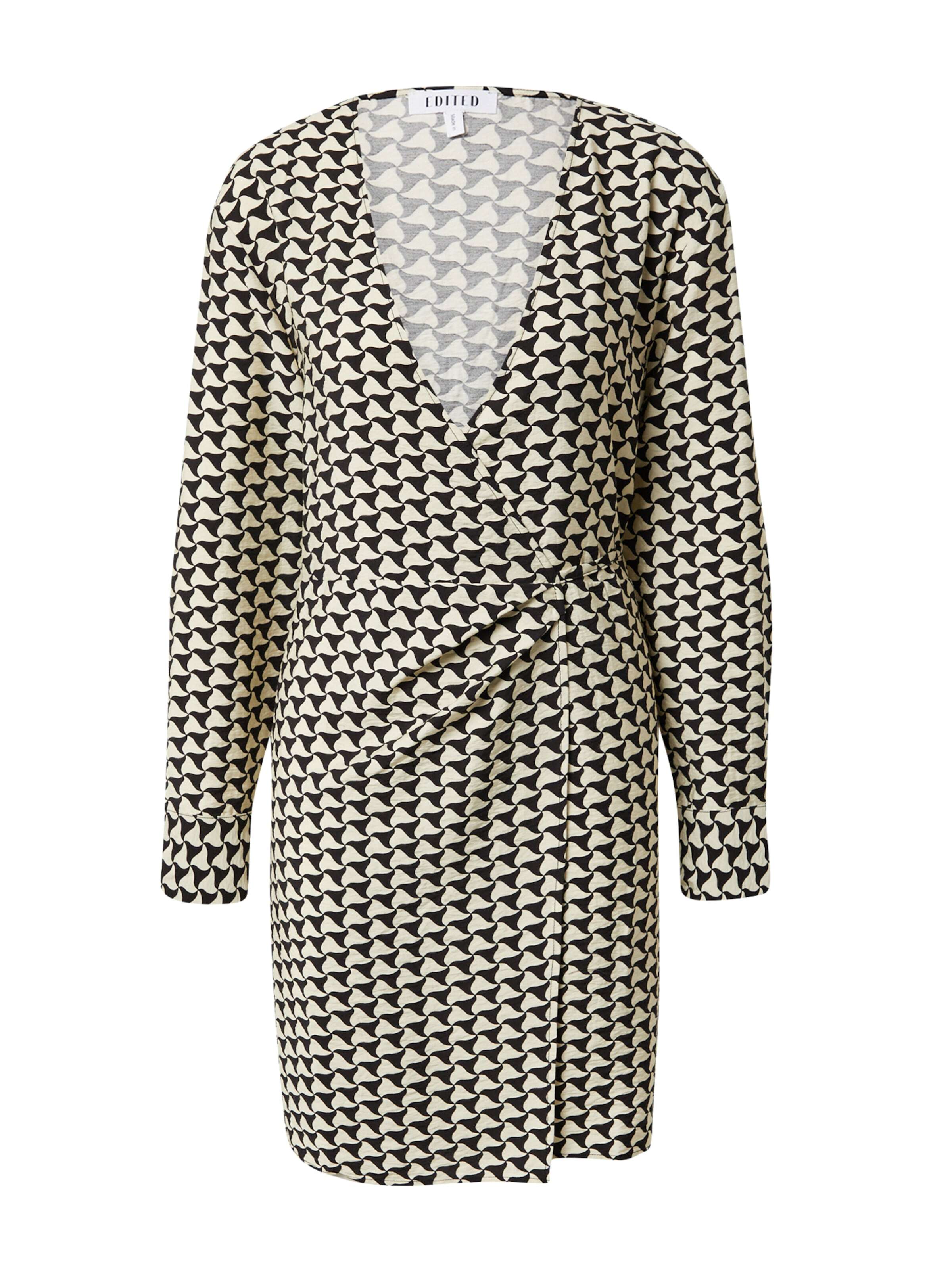 EDITED Рокля 'Immanuela' черно / бяло