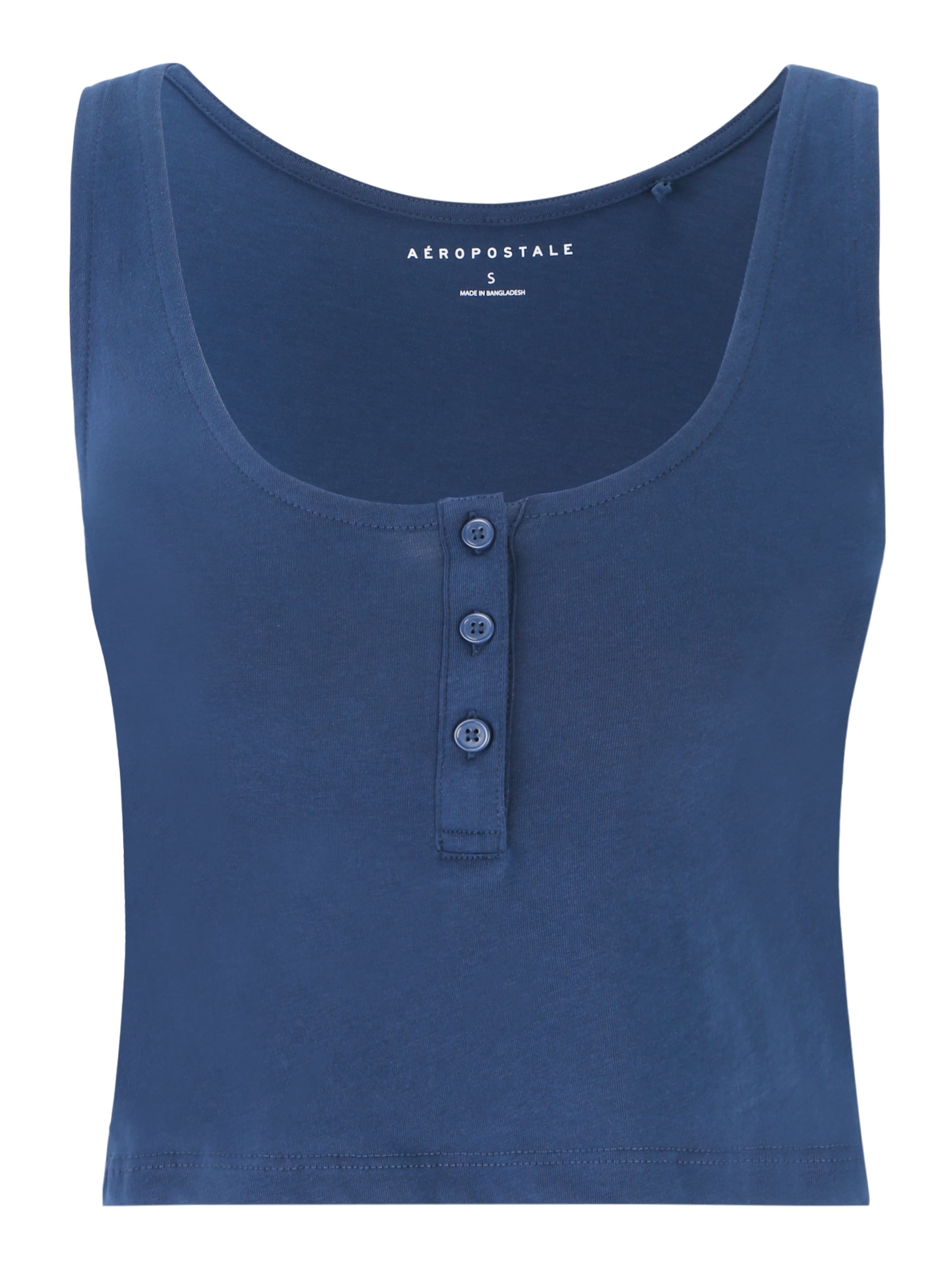 AÉROPOSTALE Топ нейви синьо