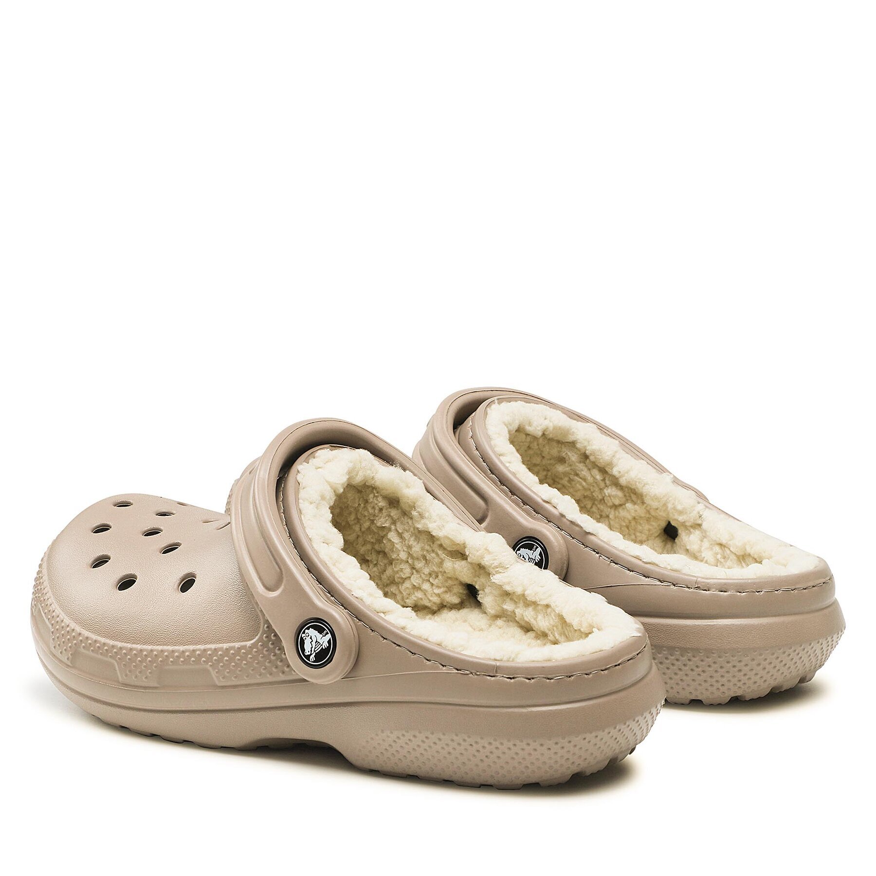Чехли Crocs Crocs Classic Lined Clog 203591 Бежов