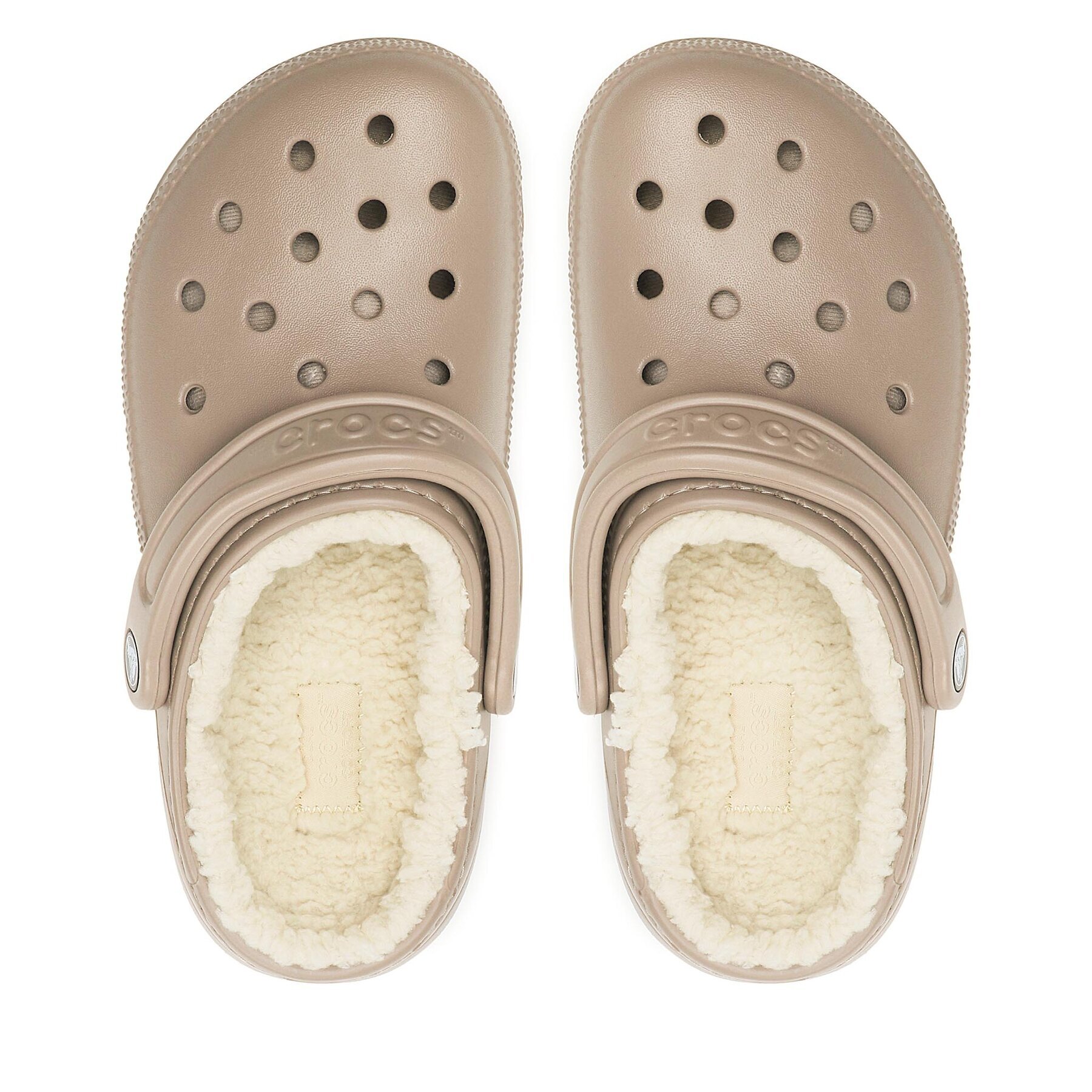 Чехли Crocs Crocs Classic Lined Clog 203591 Бежов