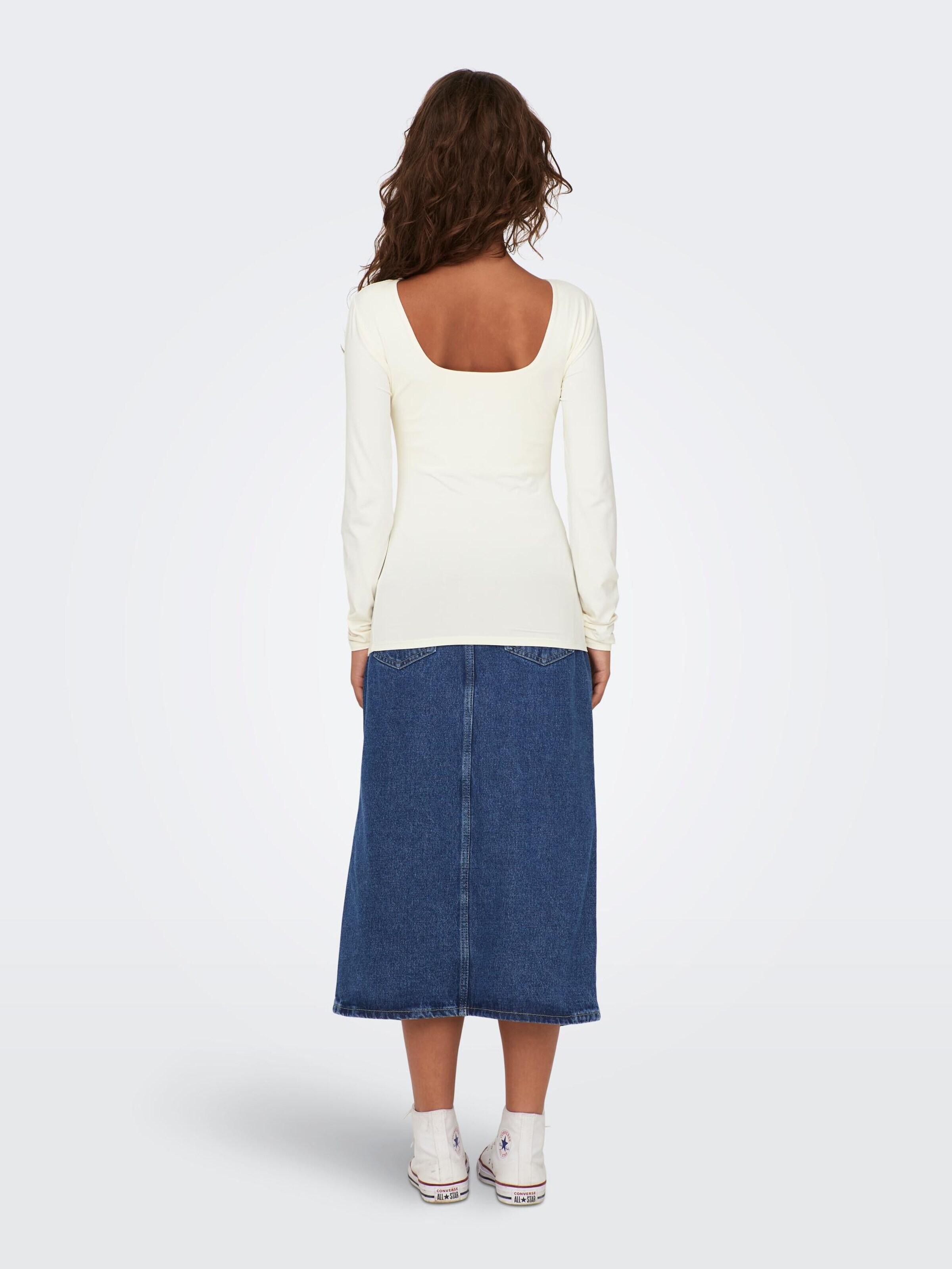 ONLY Тениска 'ONLEA' мръсно бяло