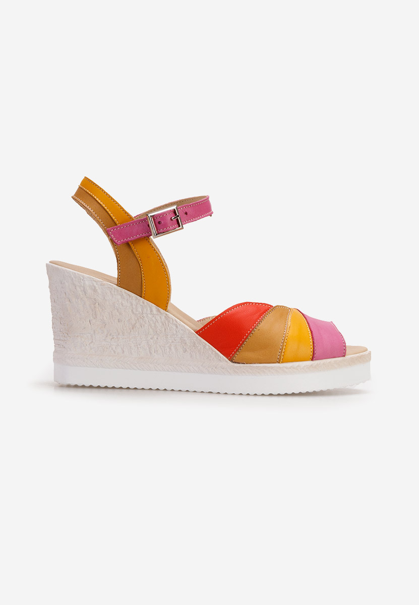 Zapatos Сандали на платформа естествена кожа Irvina V3 многоцветен