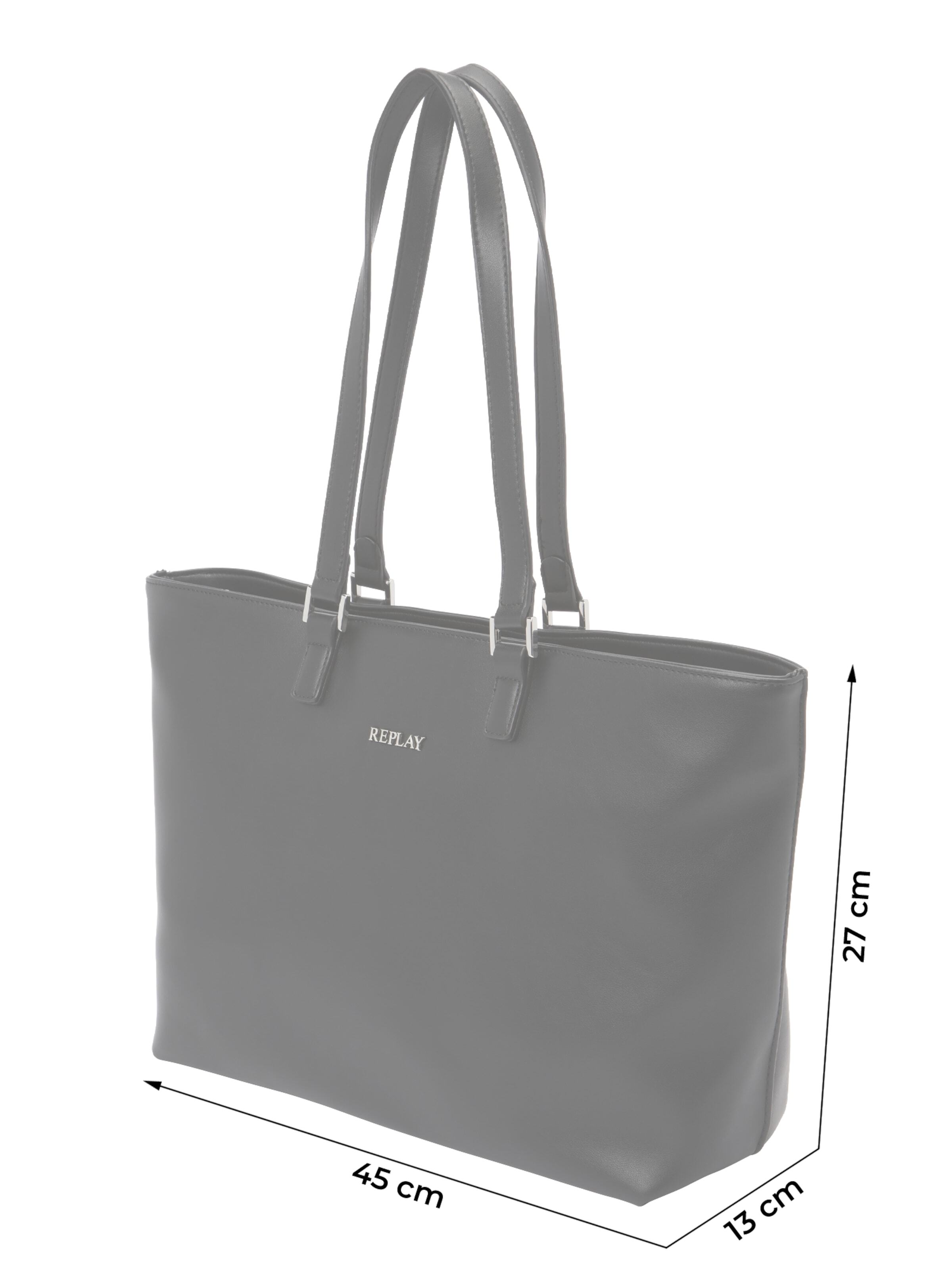 REPLAY "Чанта тип ""Shopper""" черно