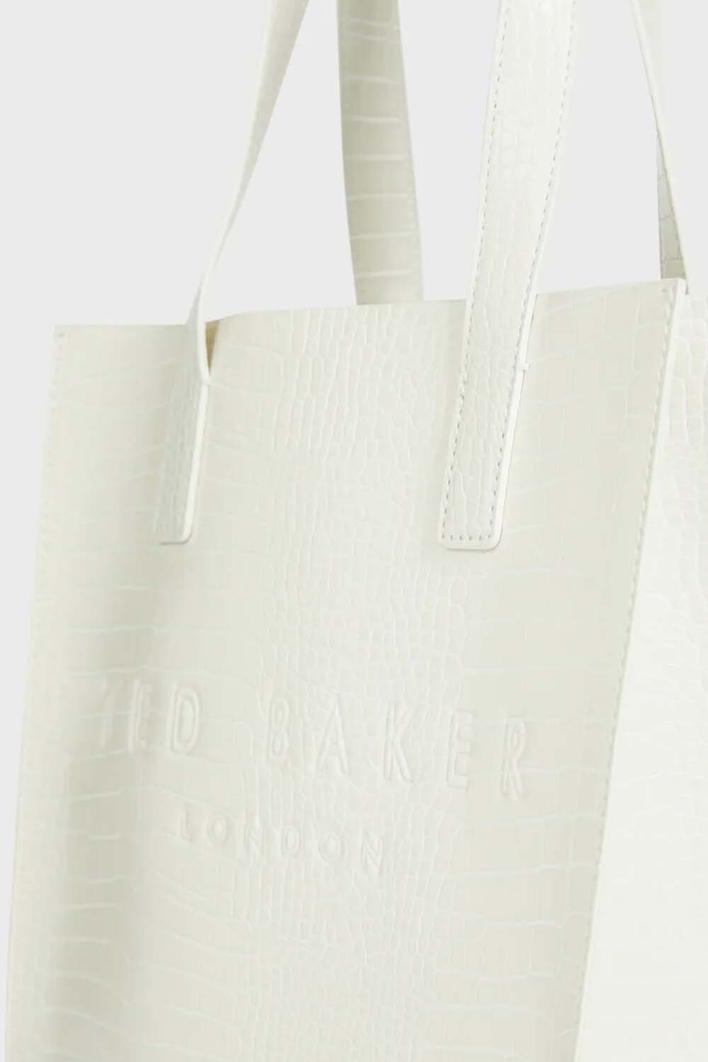 TED BAKER Чанта Reptcon Croc Effect Small Icon 253519 nude