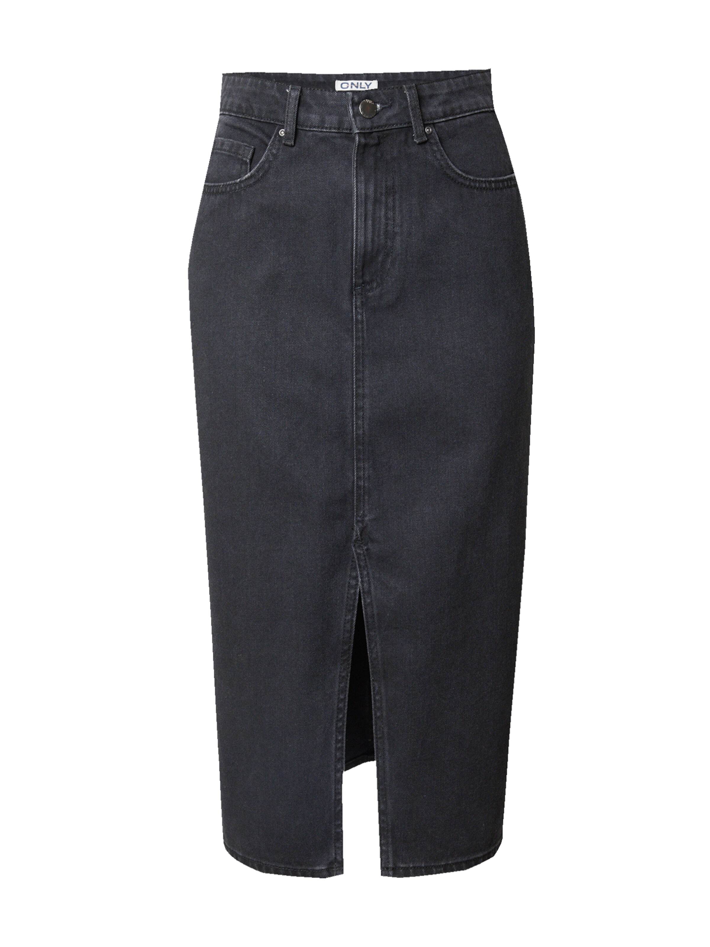 ONLY Пола 'ONLBianca' черен деним