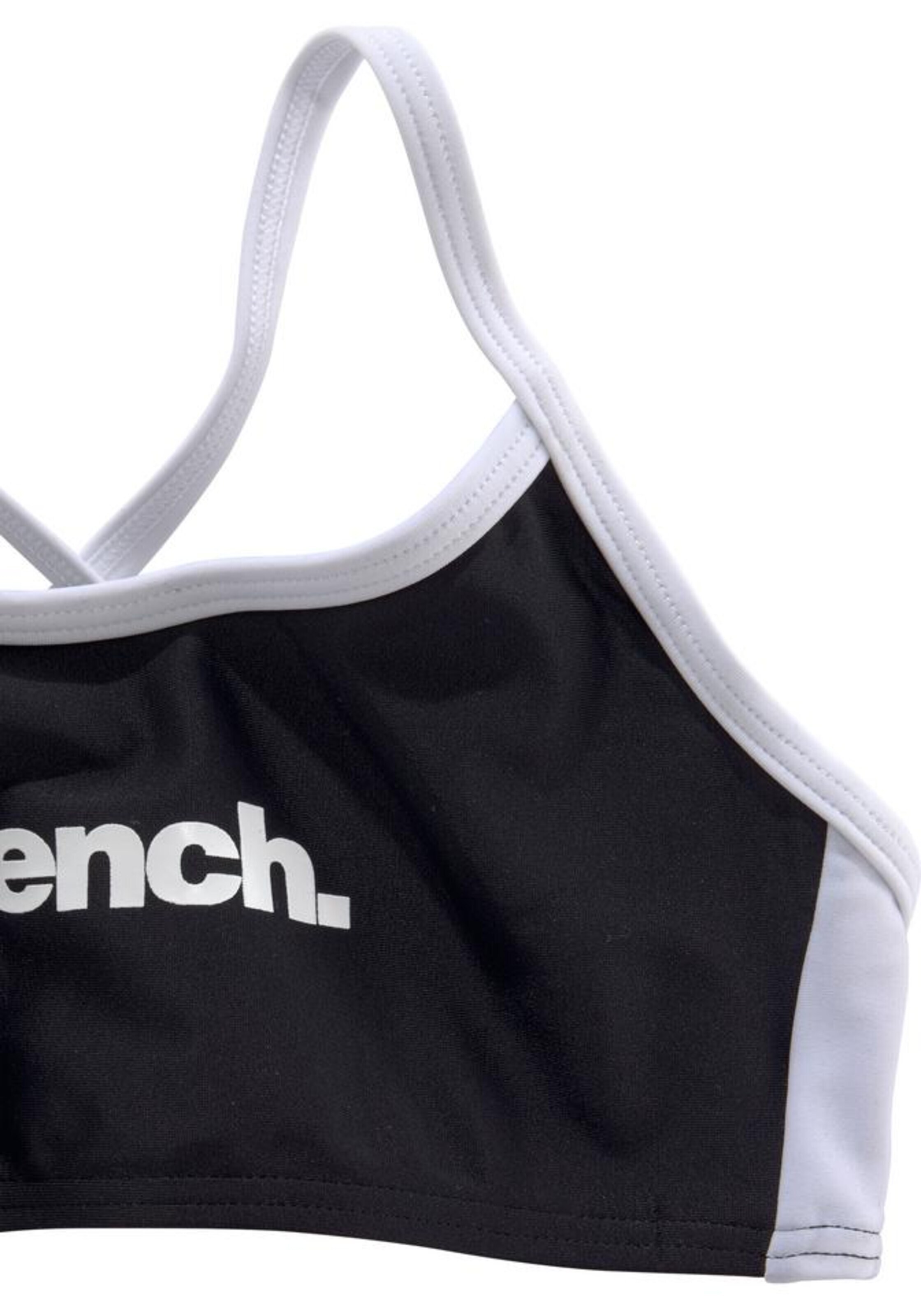 BENCH Бански тип бикини светлосиво / черно