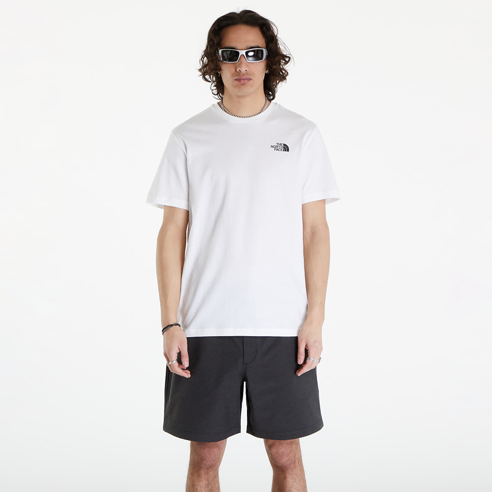 Тениска The North Face S/S Box Nse Tee TNF White M