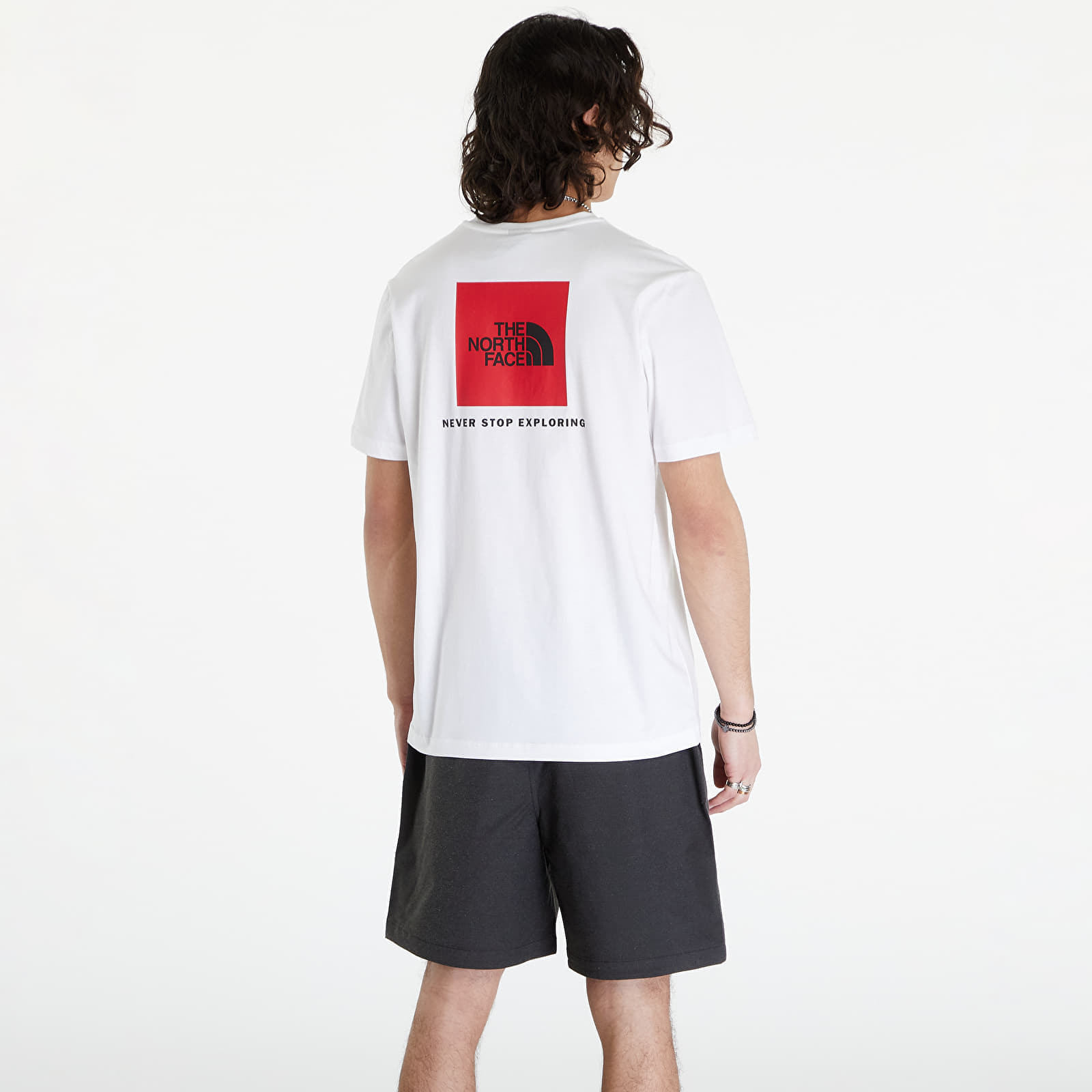 Тениска The North Face S/S Box Nse Tee TNF White M