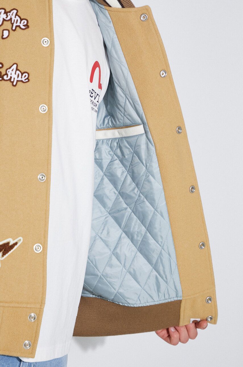 Вълнено яке бомбър A Bathing Ape Bape Multi Motif Varsity