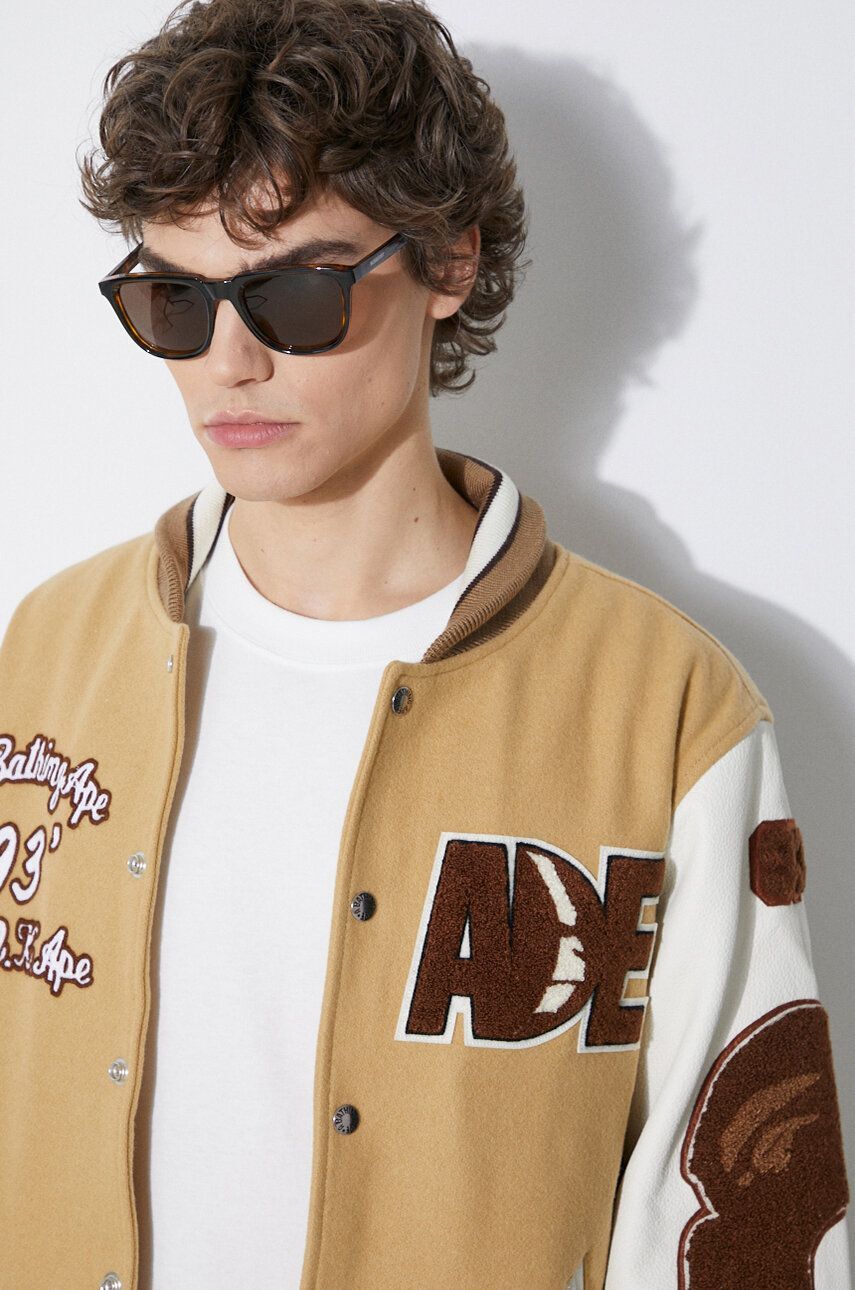 Вълнено яке бомбър A Bathing Ape Bape Multi Motif Varsity
