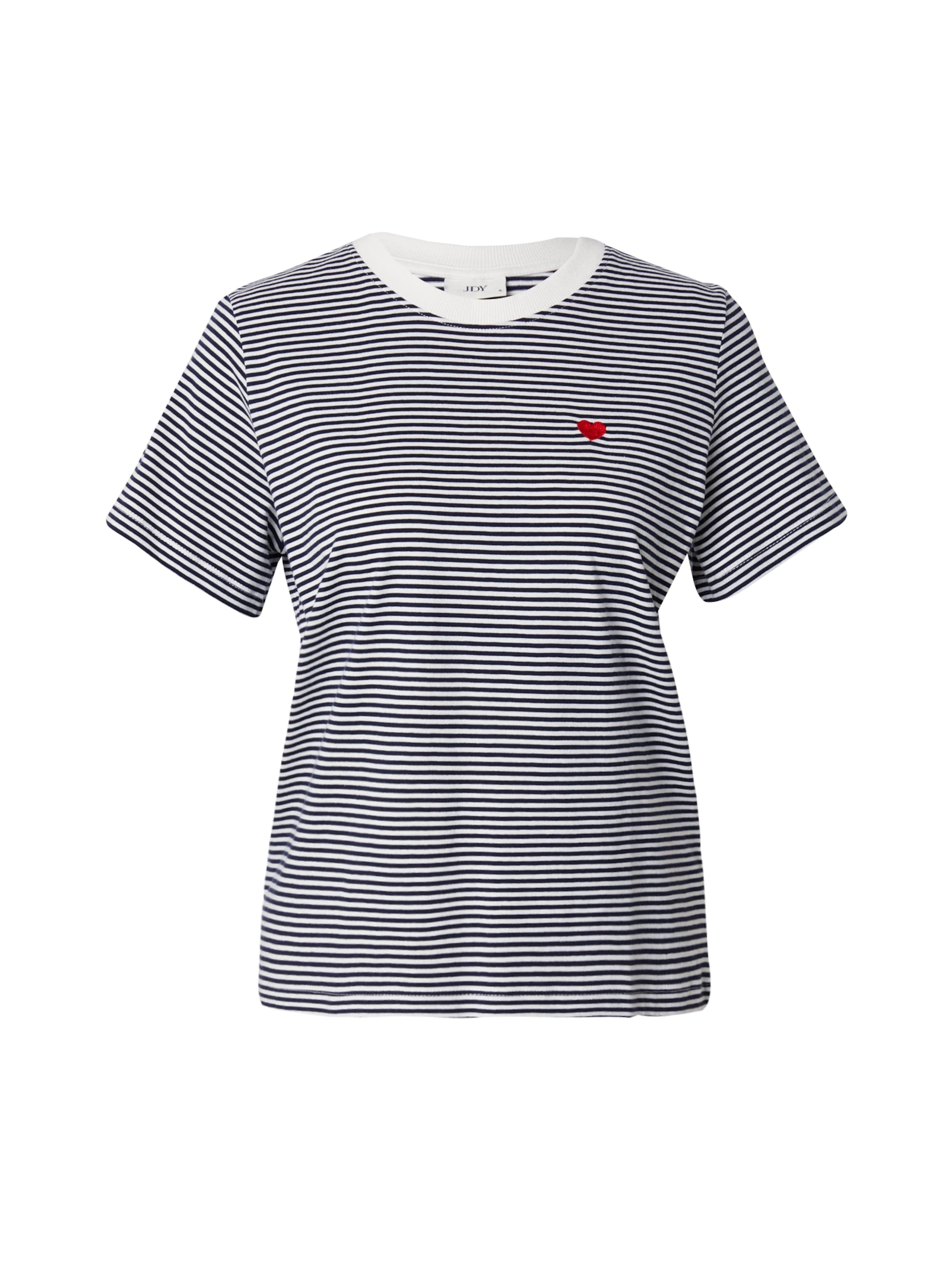 JDY Тениска 'JDYPISA' нейви синьо / червено / бяло