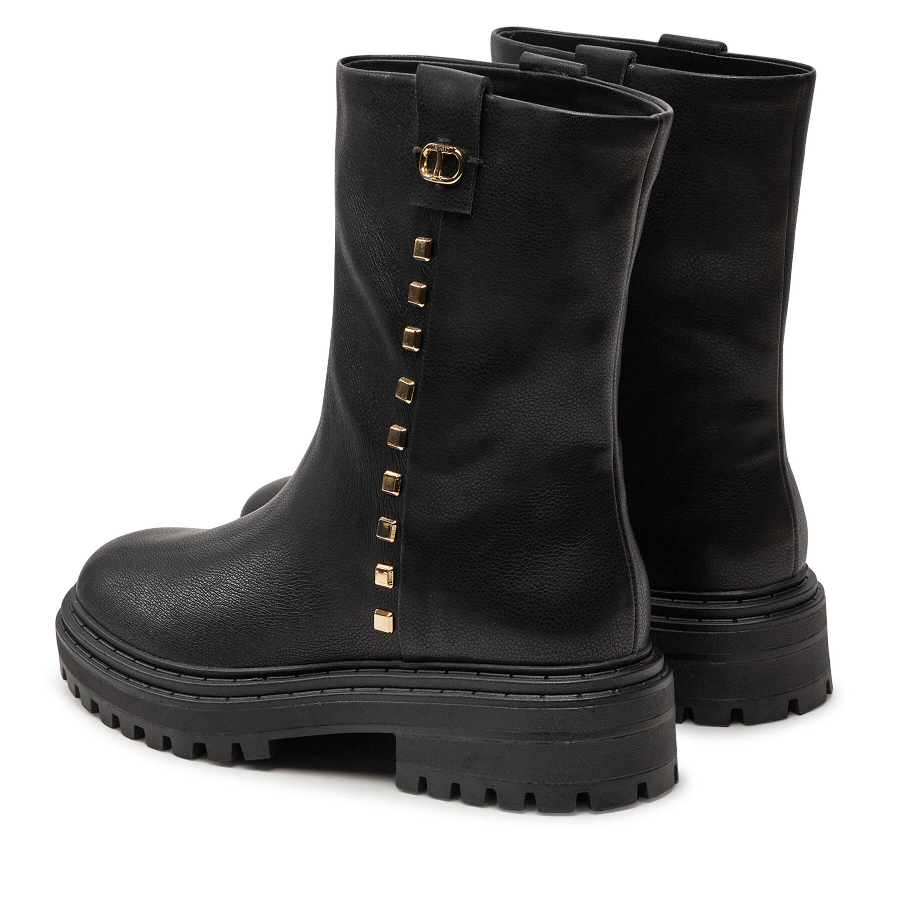 Боти TWINSET Biker 242TCP074 Черен