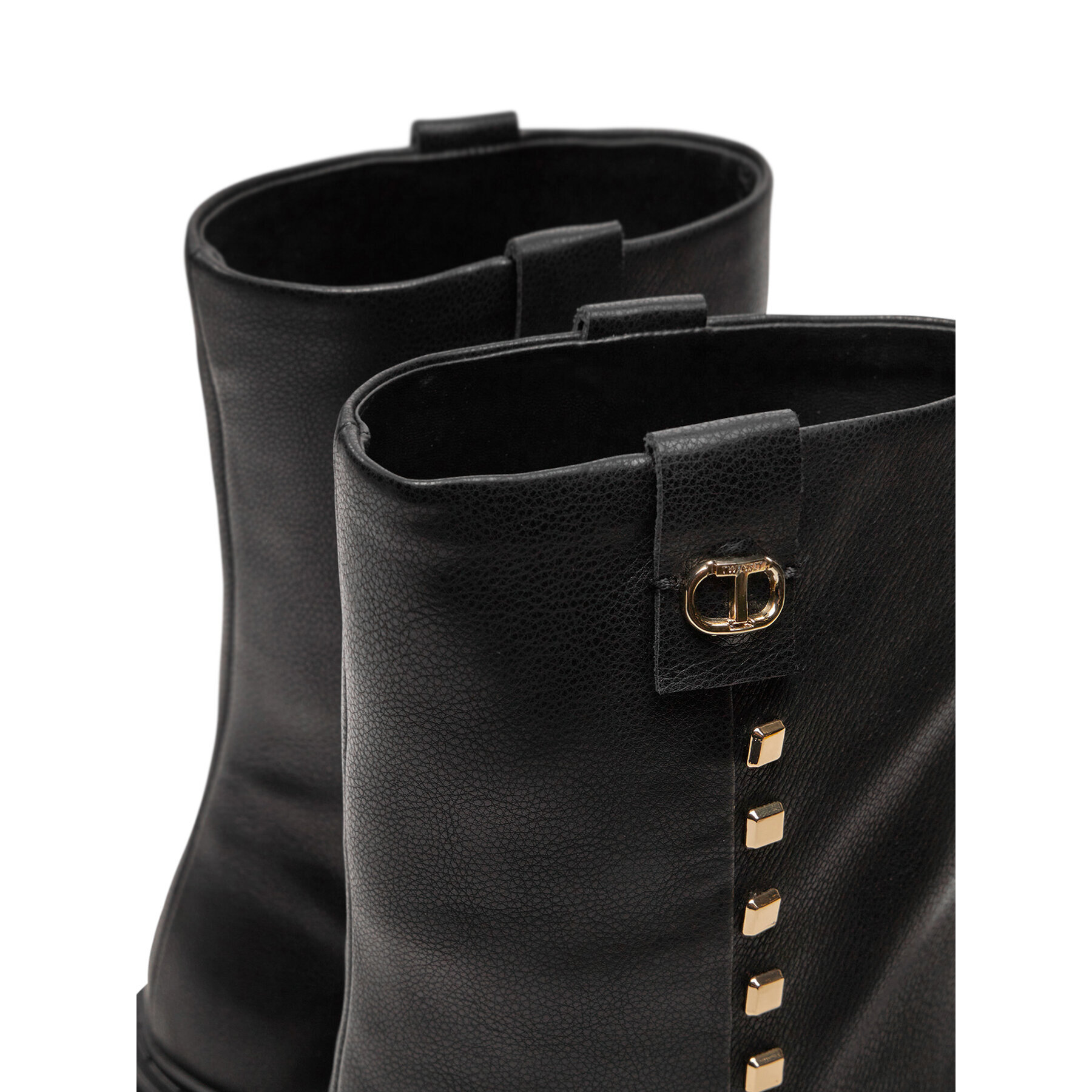 Боти TWINSET Biker 242TCP074 Черен