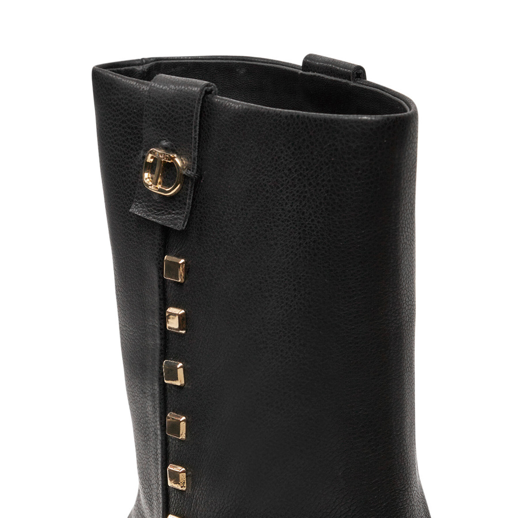 Боти TWINSET Biker 242TCP074 Черен