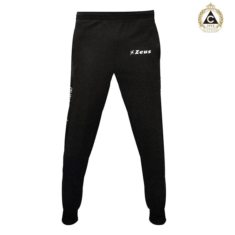 ZEUS Teams Мъжки Тренировъчен Панталон SLAVIA Zeus Pantalone Enea Nero/Dark Grey