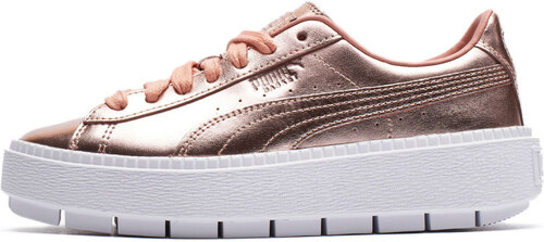puma basket platform trace luxe