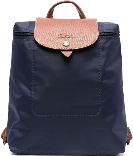 longchamp blue backpack