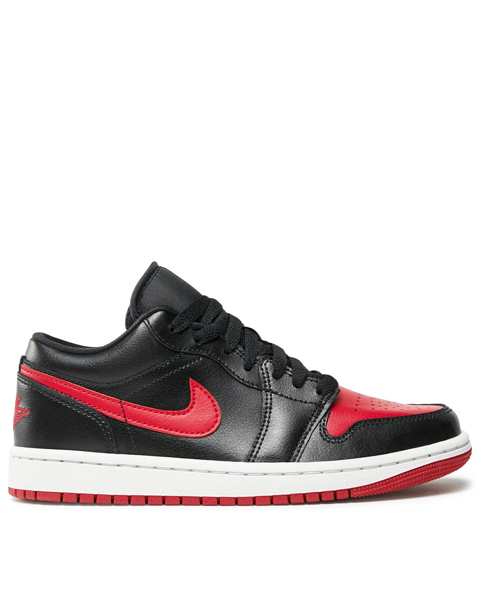 NIKE Air Jordan 1 Low Shoes Black/Red