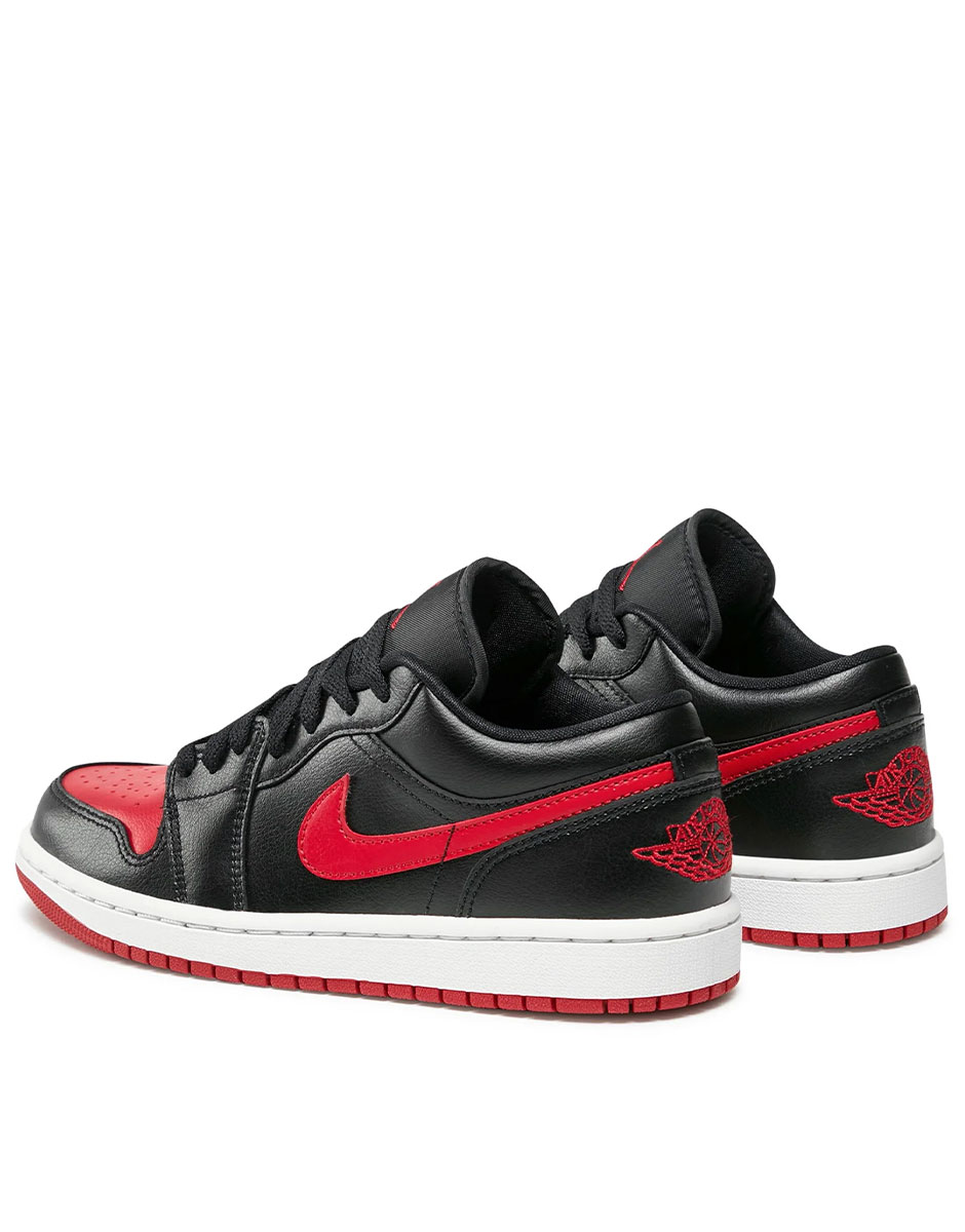 NIKE Air Jordan 1 Low Shoes Black/Red