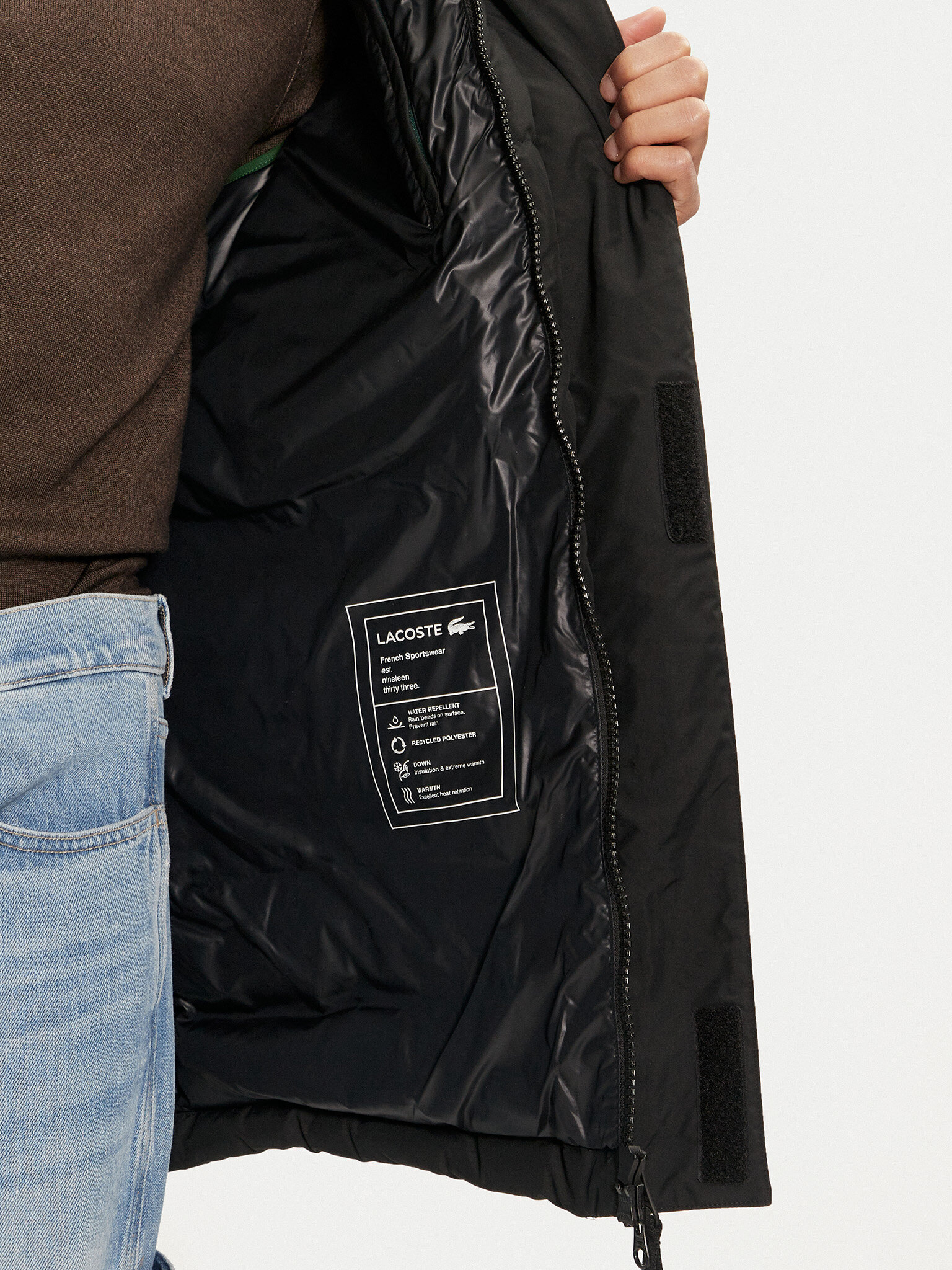 Пухено яке Lacoste