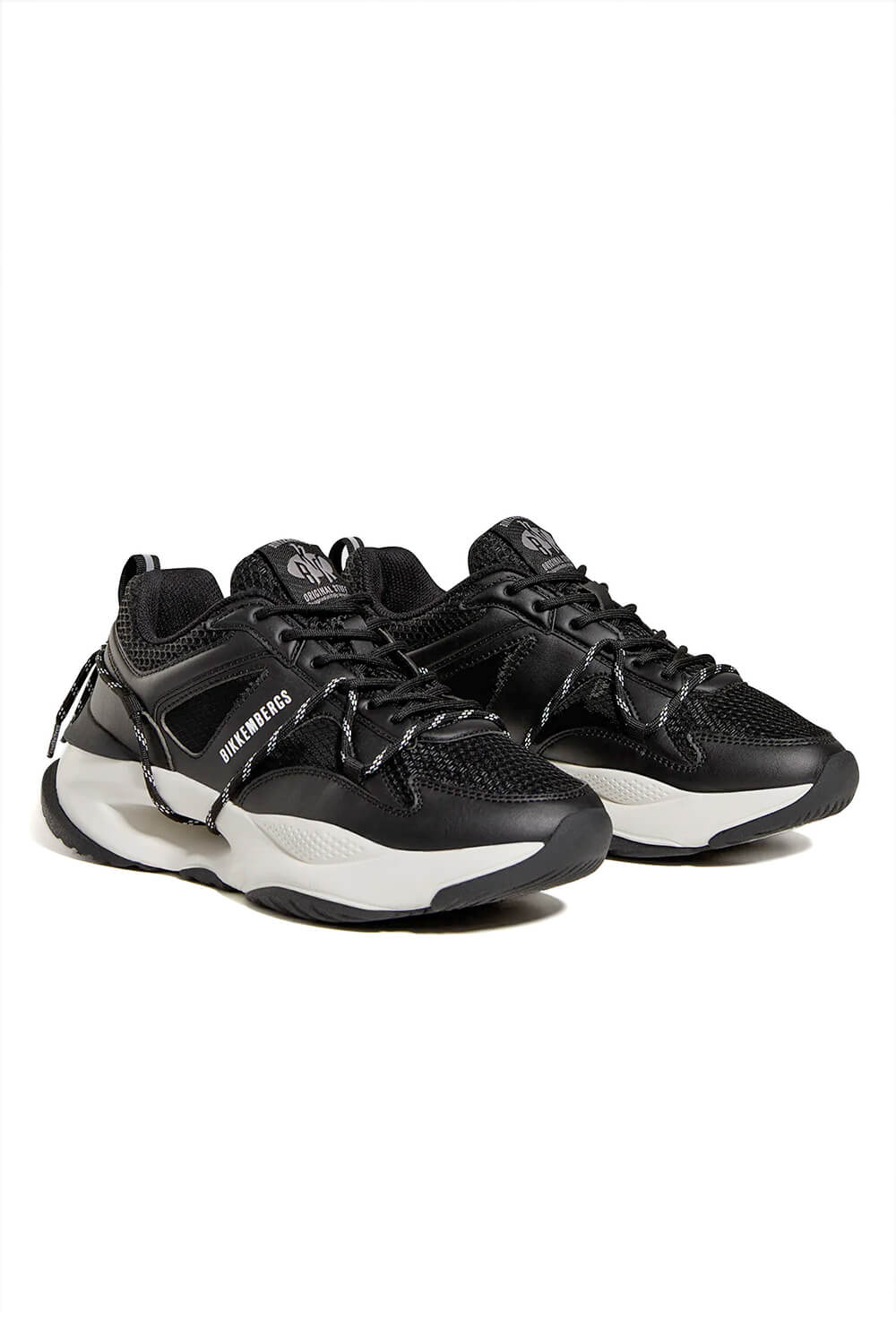 BIKKEMBERGS Sneakers Sneak Hole M 25116CP microfiber laether black