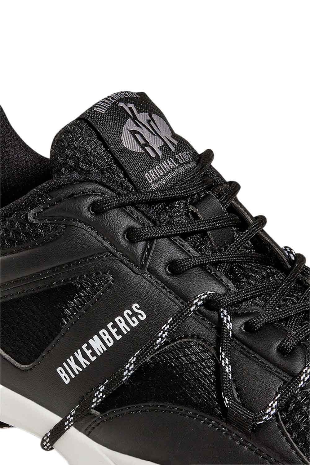BIKKEMBERGS Sneakers Sneak Hole M 25116CP microfiber laether black