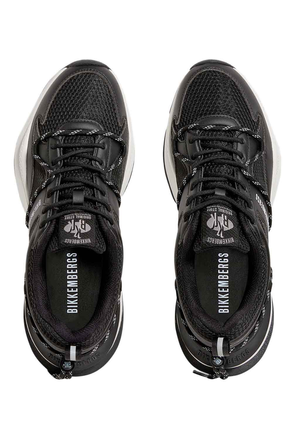 BIKKEMBERGS Sneakers Sneak Hole M 25116CP microfiber laether black
