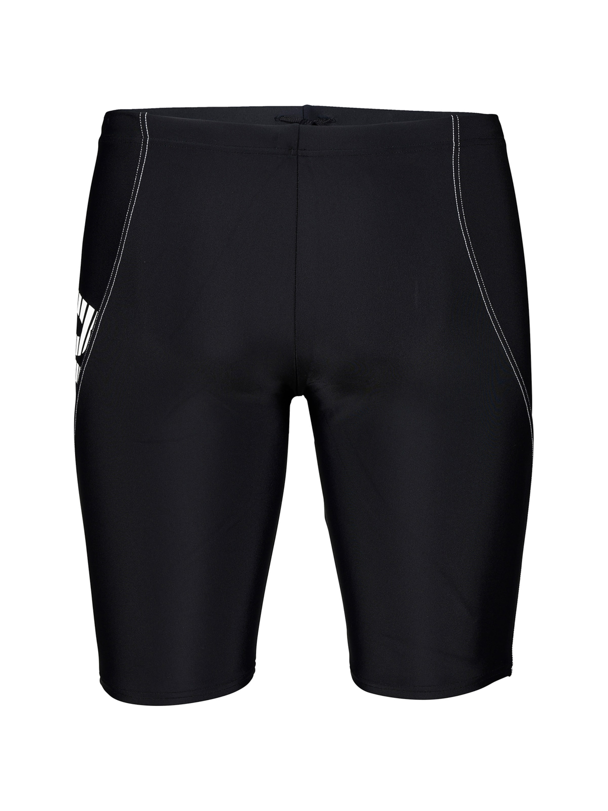 ARENA Бански къси панталонки 'BYOR EVO JAMMER' черно / бяло