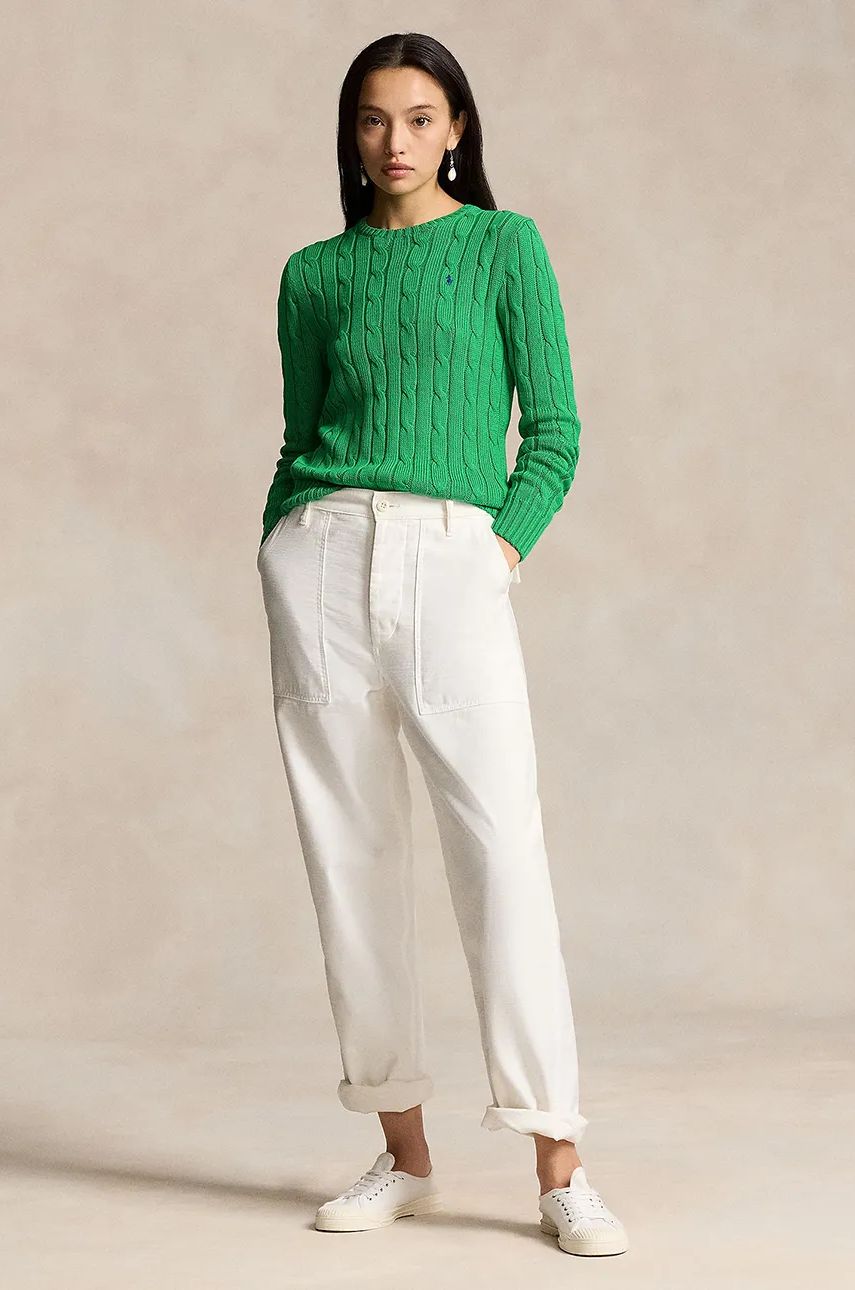 Памучен пуловер Polo Ralph Lauren Glamibg 
